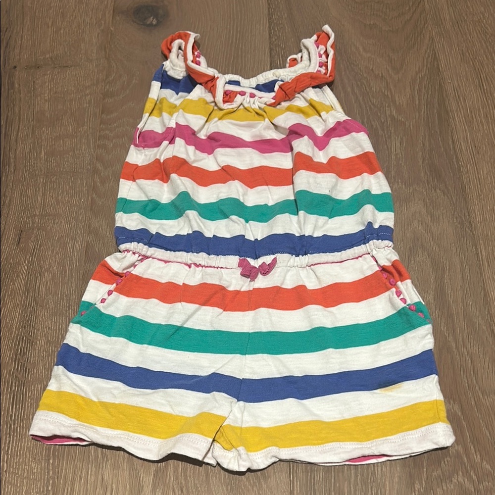 BODEN | Colorful Striped Kids Romper | 4-5 years
